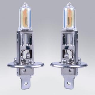 H1 12V 55W Rainbow Super Yellow Halogen Bulbs - Pair